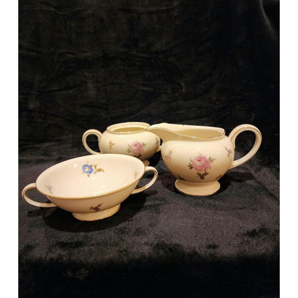 Vintage Rosenthal Winifred Sugar & Creamer Set Germany - READ